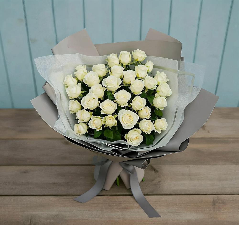 Букет Белоснежная нежность в Красновидово