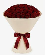 Букет 101 Бордовая роза Блэк Бакарра в Красновидово