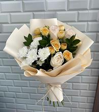 Букет цветов из:  Розы и Хризантемы в Красновидово