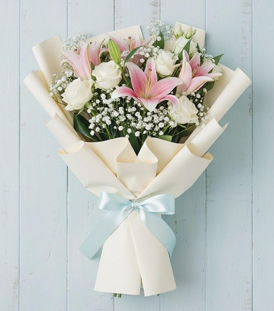 Букет цветов из: Лилии в Красновидово