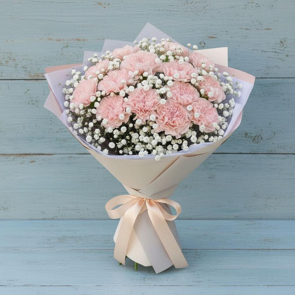 Букет цветов из: Гвоздики в Красновидово