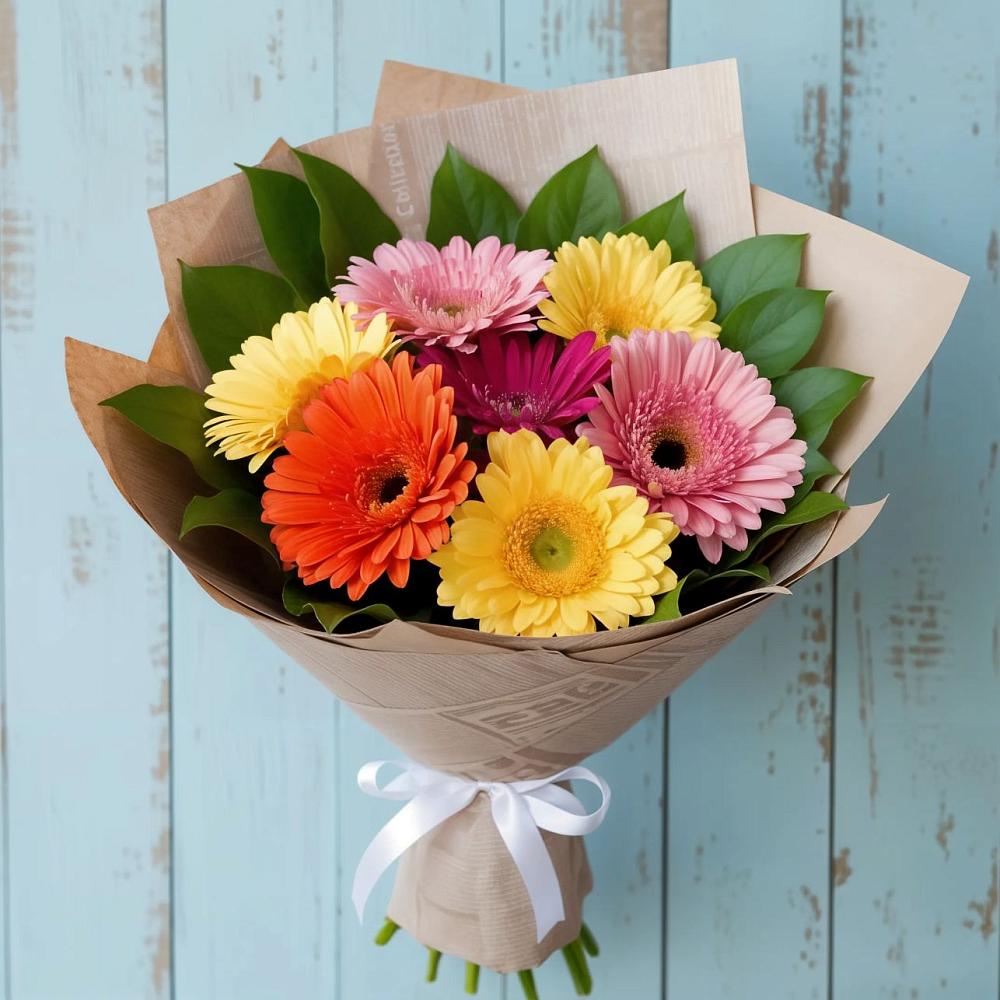 Букет цветов из: Герберы в Красновидово