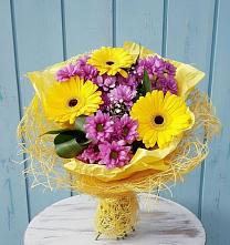 Букет цветов из:  Хризантемы и Герберы в Красновидово
