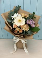 Букет цветов из:  Герберы и Хризантемы #REPLACE_PRED# Красновидово