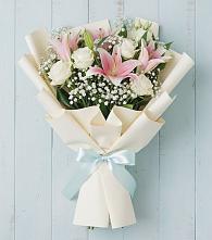 Букет цветов из:  Лилии #REPLACE_PRED# Красновидово