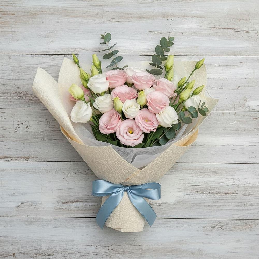 Букет цветов из: Лизиантусы в Красновидово